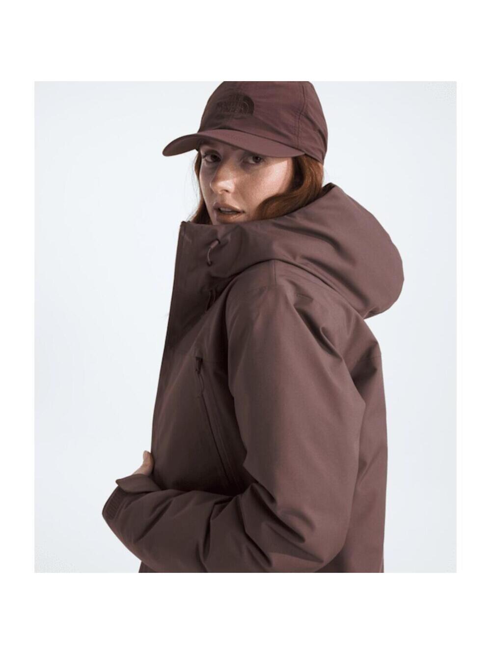 NWT The North Face Women's Range Down Parka Brown L LARGE jacket coat - Picture 5 of 6